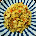 rie1's cooksnap of when they made 豚太郎の炒飯めざした♡うちの焼きめし♫.