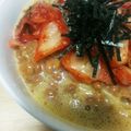 MofeMofee's cooksnap of when they made ハマる♡キムチ納豆そうめん.