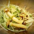 クックPM5RG5☆'s cooksnap of when they made 簡単副菜♡水菜ベーコンしめじの煮浸し.