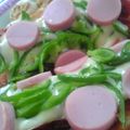 あやこ６１'s cooksnap of when they made おさかなのソーセージでピザトースト☆.