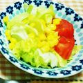 にゃにゃ☆☆☆'s cooksnap of when they made 超～簡単☆レタス・コーンのサラダ.