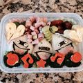 ピコマイエルモ's cooksnap of when they made 妖怪ウォッチウィスパーおにぎり♪キャラ弁.
