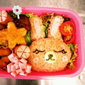 ひまりんごりら's cooksnap of when they made 幼稚園の子供用お弁当☆夢見るうさぎちゃん.