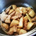 ﾗﾍﾟｲﾛｰｼﾞｱ's cooksnap of when they made フライパンで！こっくり里芋と豚バラの煮物.