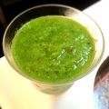 みりぃーん's cooksnap of when they made 小松菜のグリーンスムージー☆.