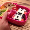 ゆずゆうち's cooksnap of when they made キャラ弁 簡単 くまモンおにぎり.