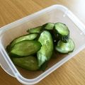 さおりん@料理特訓中's cooksnap of when they made 簡単☆美味☆きゅうり&ナスのからし漬物.