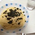 minekids's cooksnap of when they made 簡単 生クリーム不要牛乳たらこのりパスタ.