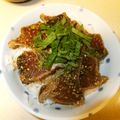 biss-love's cooksnap of when they made ねっとりウマイ！かつおのゴマ漬け丼.