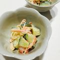 れみカ's cooksnap of when they made ピリ辛！　胡瓜とカニカマのマヨサラダ.