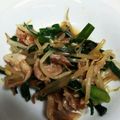 ekyy's cooksnap of when they made とっても美味しい☆豚肉ニラもやし炒め.