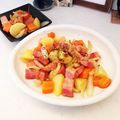 kiki…yuki's cooksnap of when they made 新じゃがと厚切りベーコンのコンソメ炒め.