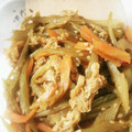 みとまこ's cooksnap of when they made ふきとにんじんのきんぴら.