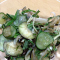 にゃんちび's cooksnap of when they made ナスときゅうりのさっぱり塩もみサラダ.