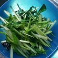 ブウチャン's cooksnap of when they made 水菜の焼き海苔サラダ.