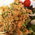 マイ©'s cooksnap of when they made 鶏ひき肉と水菜のどんぶり.