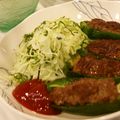 まみお✳'s cooksnap of when they made 簡単 シンプル美味しい ピーマンの肉詰め.