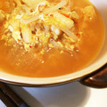 punim0ru's cooksnap of when they made もやしと厚揚げの食べるキムチスープ.