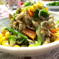 三つ葉1005's cooksnap of when they made 我が家の定番！ほうれん草と舞茸おかか和え.