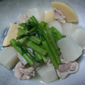 あみほ1979's cooksnap of when they made カブと豚肉のさっと煮.