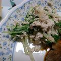 しもきゅう's cooksnap of when they made 胡桃味噌で簡単☆水菜白和え風サラダ.