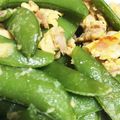 ぷにすーちゃん's cooksnap of when they made スナップエンドウとツナの炒め物.