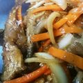 トニー・モンタナ's cooksnap of when they made 常備菜に！豆鯵の南蛮漬け！.