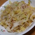 cafe-cafe's cooksnap of when they made 春キャベツとツナのカレーマヨ炒め.