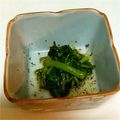 ななげんき's cooksnap of when they made ヘルシー！春菊のごま和え.