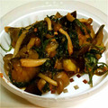 ななげんき's cooksnap of when they made 春菊となすと舞茸の味噌炒め.