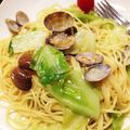 のんひなりん's cooksnap of when they made 春キャベツtoあさりnoスープパスタ.