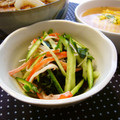 runa10's cooksnap of when they made わかめたっぷりマヨサラダ.