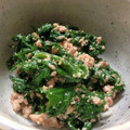 あけぐり's cooksnap of when they made からし菜と焼きたらこのマヨネーズ和え.