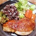mahochan1's cooksnap of when they made オーブンでトリモモ肉のテリヤキ.