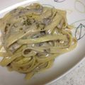 yummy?'s cooksnap of when they made ★たっぷりキノコのホワイトソースパスタ★.