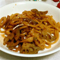 安芸の民's cooksnap of when they made 簡単☆れんこんとちくわのきんぴら.