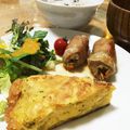 minalu's cooksnap of when they made 我が家流「ポテトチップのトルティーリャ」.