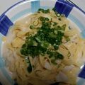クックJVF80N☆'s cooksnap of when they made サーモンの味噌クリームタリアテッレ.