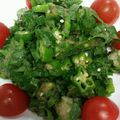 uomaru's cooksnap of when they made さっぱりオクラと大葉の　おろしポン酢和え.