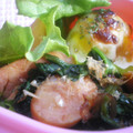にゃぁくん's cooksnap of when they made ほうれん草とウインナーのおかか醤油炒め.