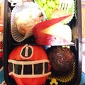 けいPAI's cooksnap of when they made キャラ弁！烈車戦隊トッキュウジャー弁当.