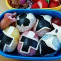 ママ桜ちゃん's cooksnap of when they made ニンニンジャー ５人揃って満腹☆キャラ弁.
