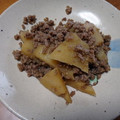 Riko21's cooksnap of when they made たけのこと豚挽き肉の甘辛照り煮.
