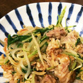たくまぁ's cooksnap of when they made とろとろ!もやしと水菜の炒め物.