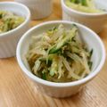うららすもも's cooksnap of when they made ★もやしときゅうりの胡麻酢和え★.
