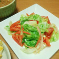 にゃにゃ☆☆☆'s cooksnap of when they made レタスとカニカマのマヨじょうゆサラダ.