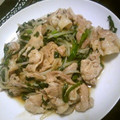 J・0505's cooksnap of when they made 簡単♪ 豚肉 ニラ もやしの 野菜炒め！.