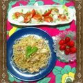 ＊ゆきゆき＊'s cooksnap of when they made 簡単☆鶏もも肉のピリ辛和風パスタ.