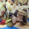 TeddySao's cooksnap of when they made ナス☆ネギ☆豚肉のオイスターソース炒め.