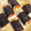 ちょうぴん's cooksnap of when they made はんぺんの磯部巻き　梅しそチーズ　どすぇ.
